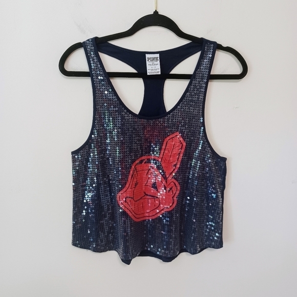 PINK Victoria's Secret Navy Tank Top Sz S/P - Picture 1 of 5